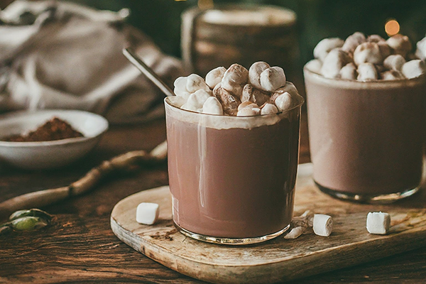 Cacao caliente vegano