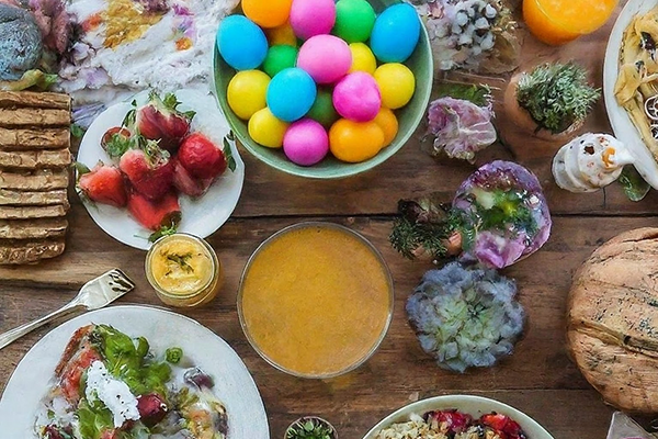 Ideas para brunch vegano de Pascua a base de plantas