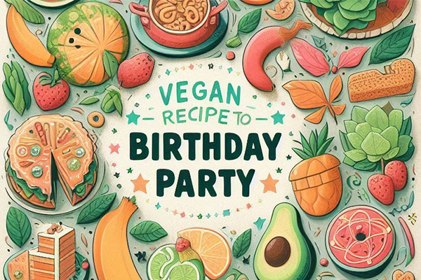 Recetas veganas para fiesta infantil de cumpleaños